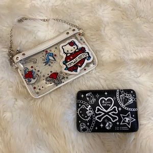 Hello Kitty Wristlet and Tokidoki Credit Card Holder